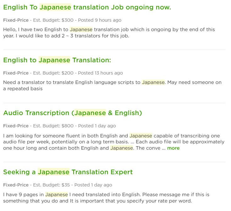 Becoming A Japanese Translator - Finding Work 10