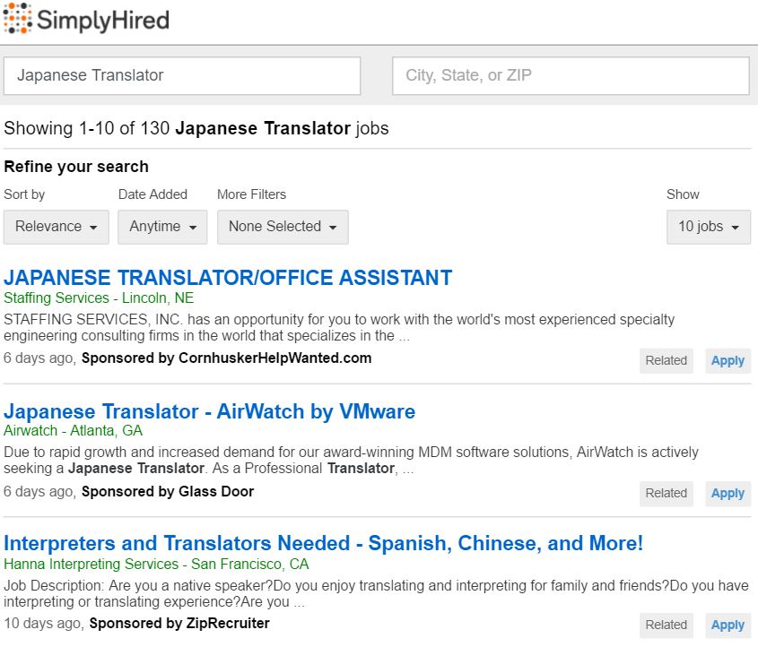 Becoming A Japanese Translator - Finding Work 19